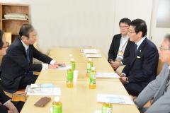 台東デザイナーズビレッジに日本政策金融公庫の細川興一総裁が来訪。